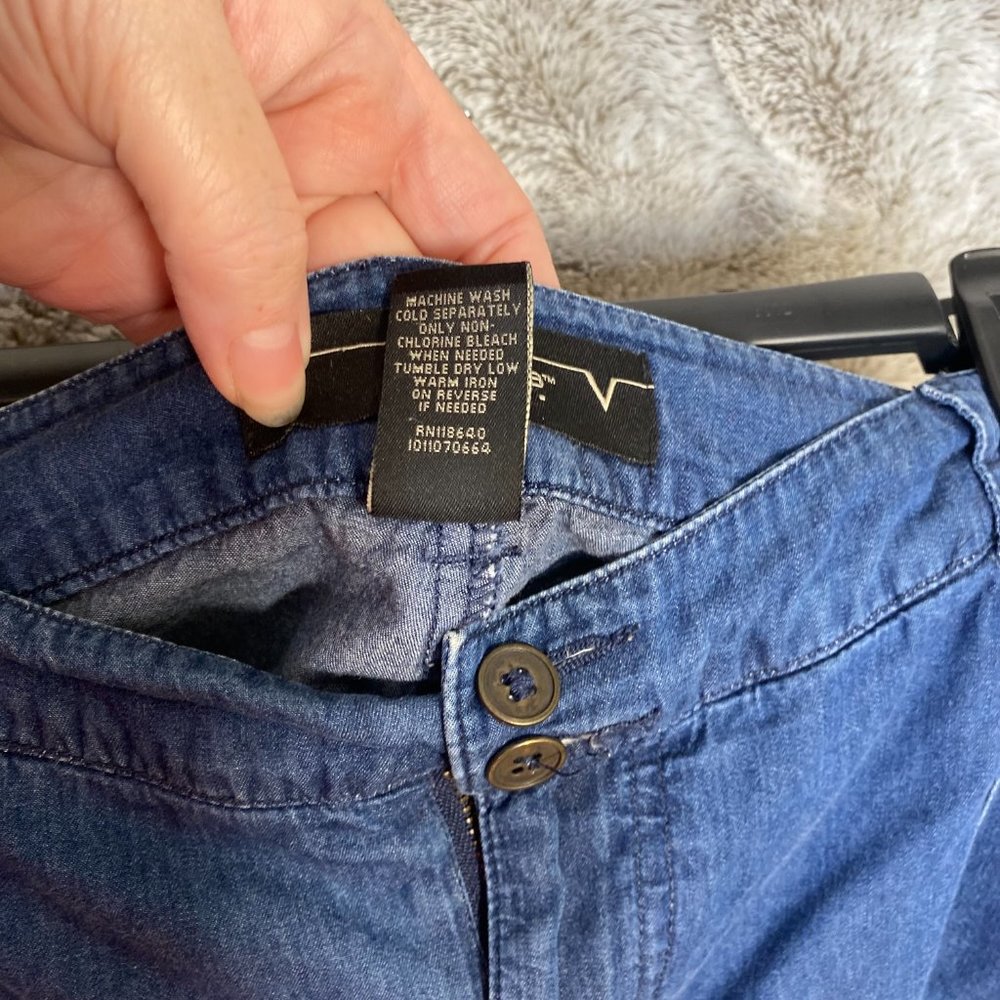 Venezia Denim Skirt Women's Skort Size 18 Mini - Picture 8 of 11